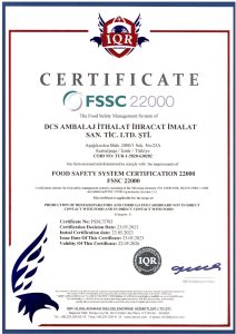 DCS AMBALAJ FSSC 22000